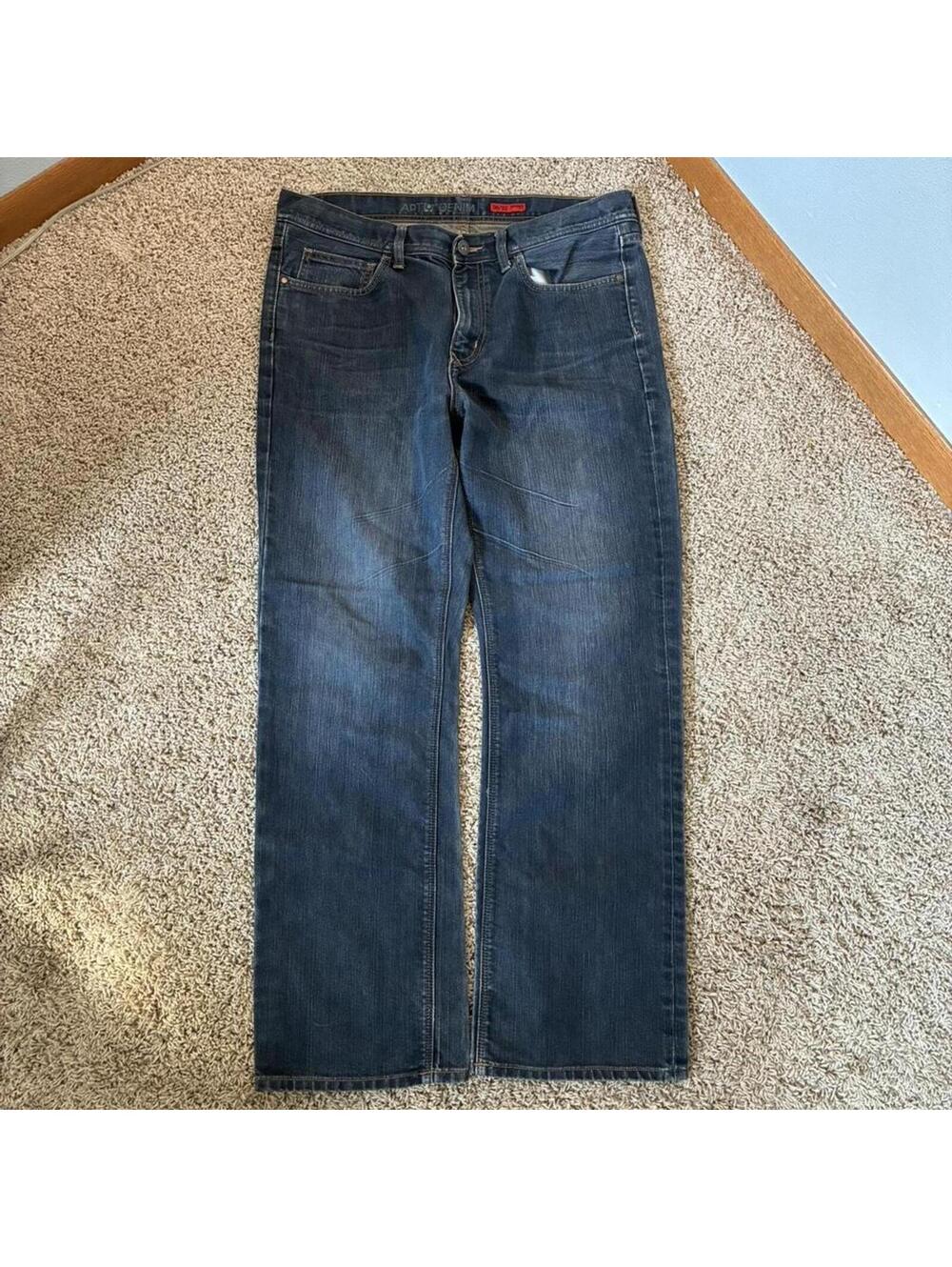 Apt. 9 Men's Navy and Blue Jeans